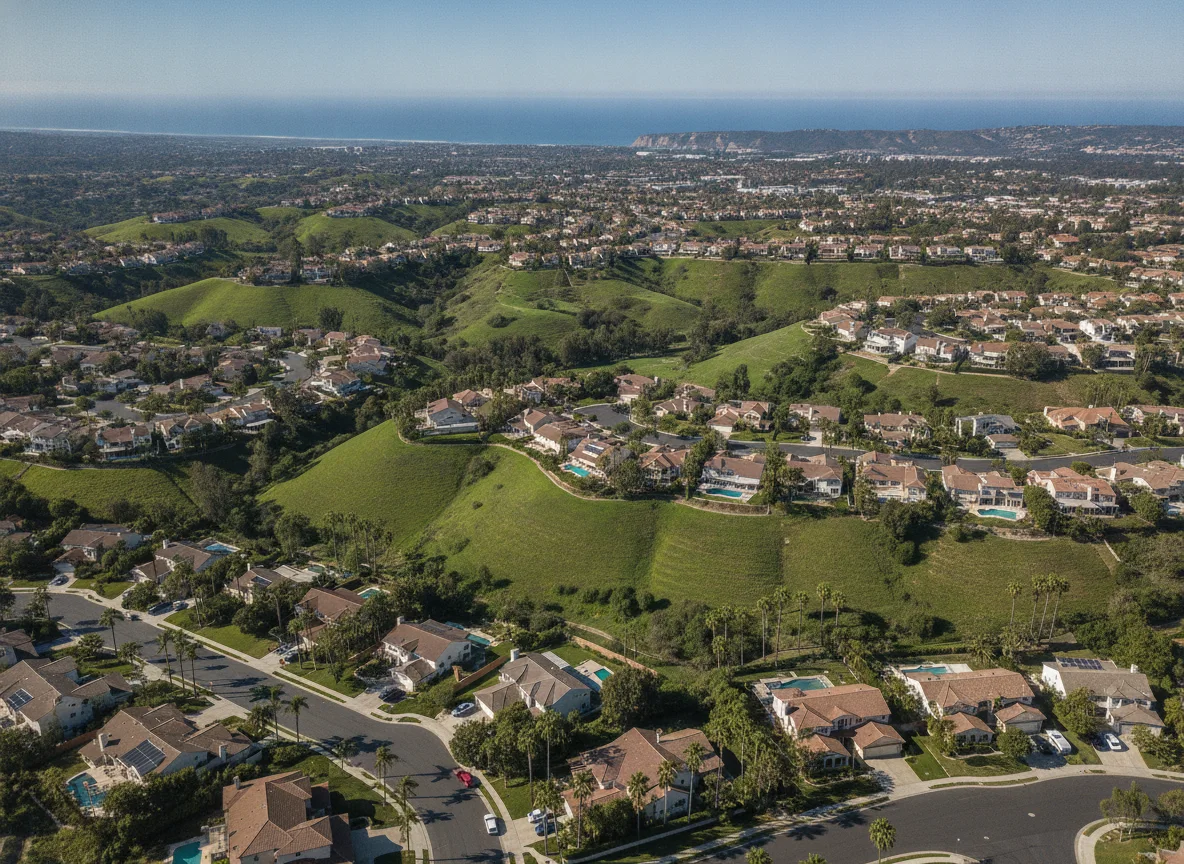 Orange County landscape view